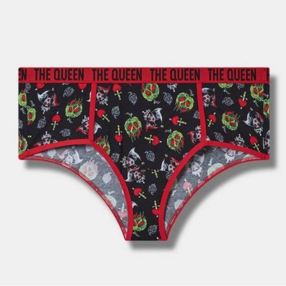Torrid Disney Villains Cotton Mid Rise Cheeky Panty